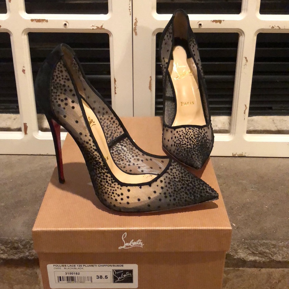 AUTHENTIC Christian Louboutin Follies * size 38.5